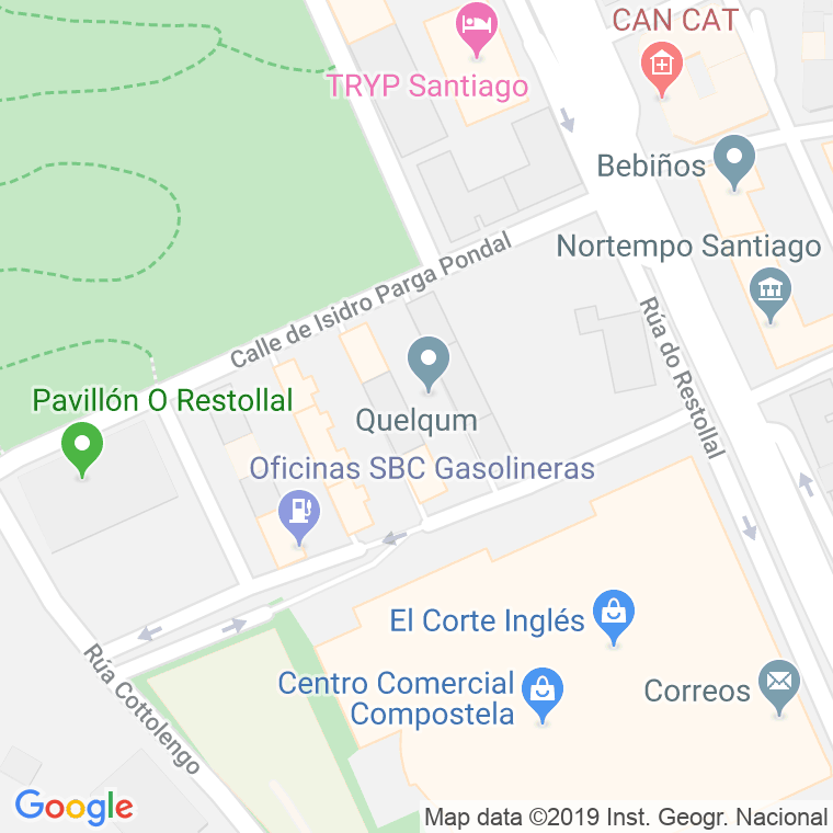 Código Postal calle Severino Riveiro Tome en Santiago de Compostela