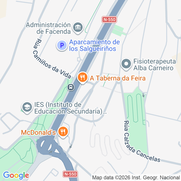 Código postal de Rua Salgueiriños de Arriba (d en Santiago de Compostela