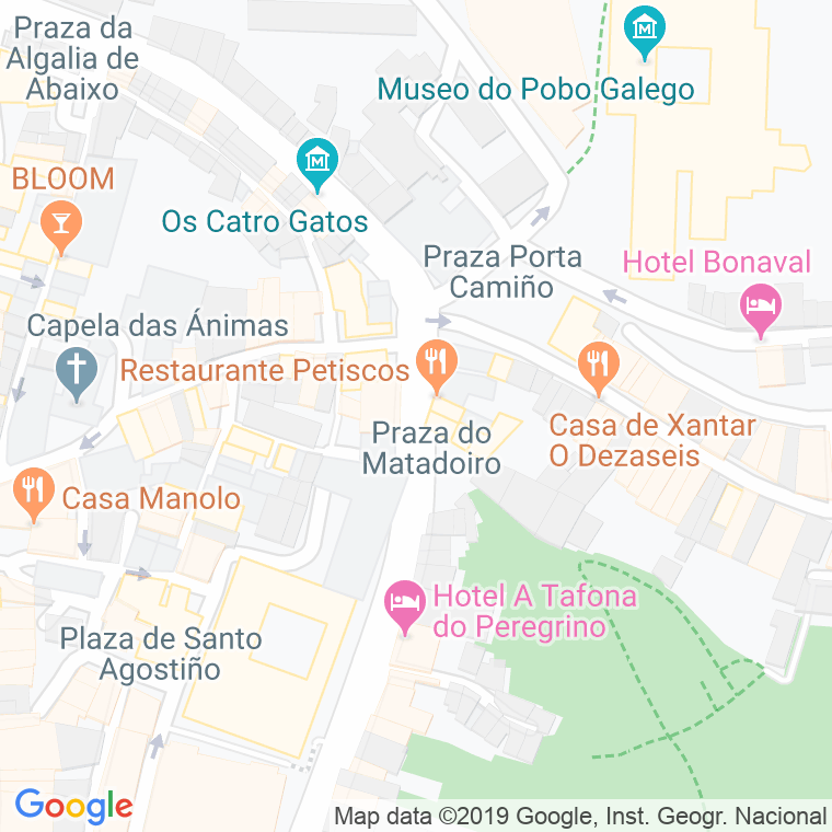 Código postal de Aller Ulloa en Santiago de Compostela