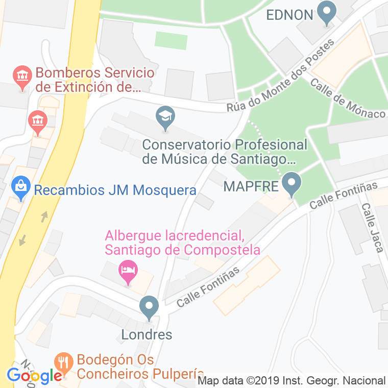Código postal de Altiboia en Santiago de Compostela