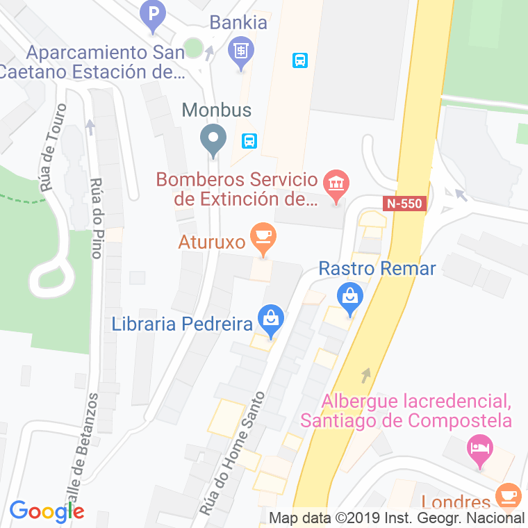 Código postal de Aturuxo, Do, Escalinata en Santiago de Compostela