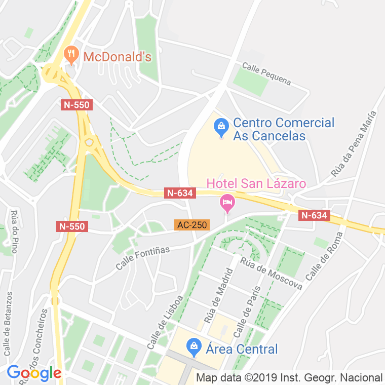 Código postal de Camiño Frances, Avenida en Santiago de Compostela