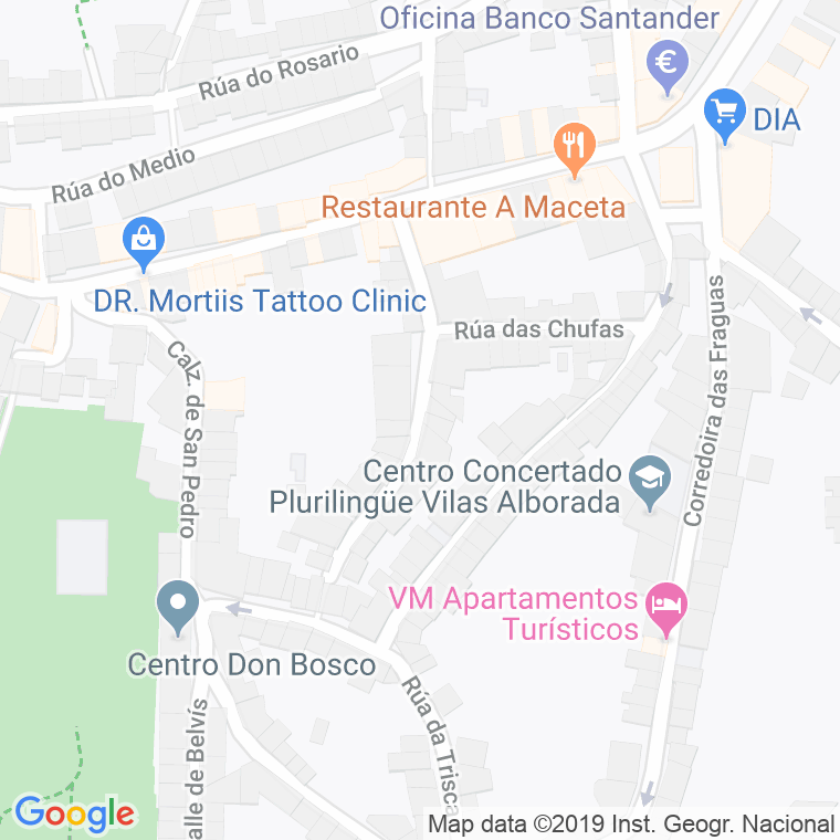 Código postal de Campo Do Forno en Santiago de Compostela