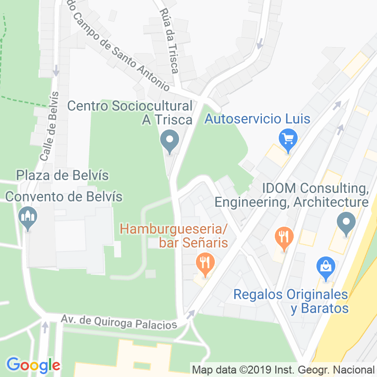 Código postal de Canteiro en Santiago de Compostela