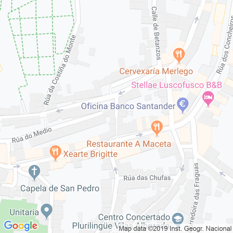 Código Postal calle Carricoba en Santiago de Compostela
