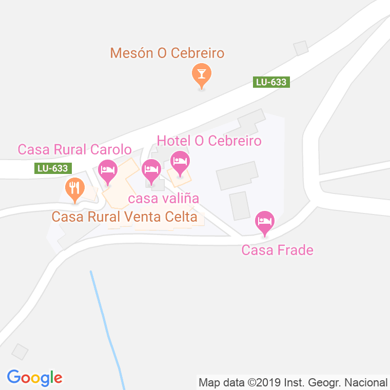 Código postal de Cebreiro, Escalinata en Santiago de Compostela