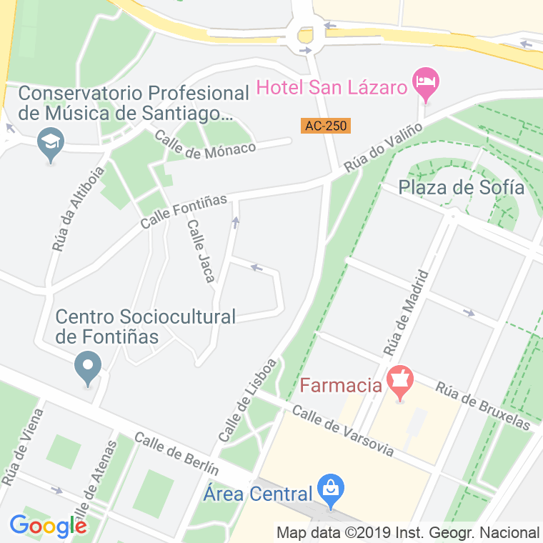 Código postal de Coto en Santiago de Compostela