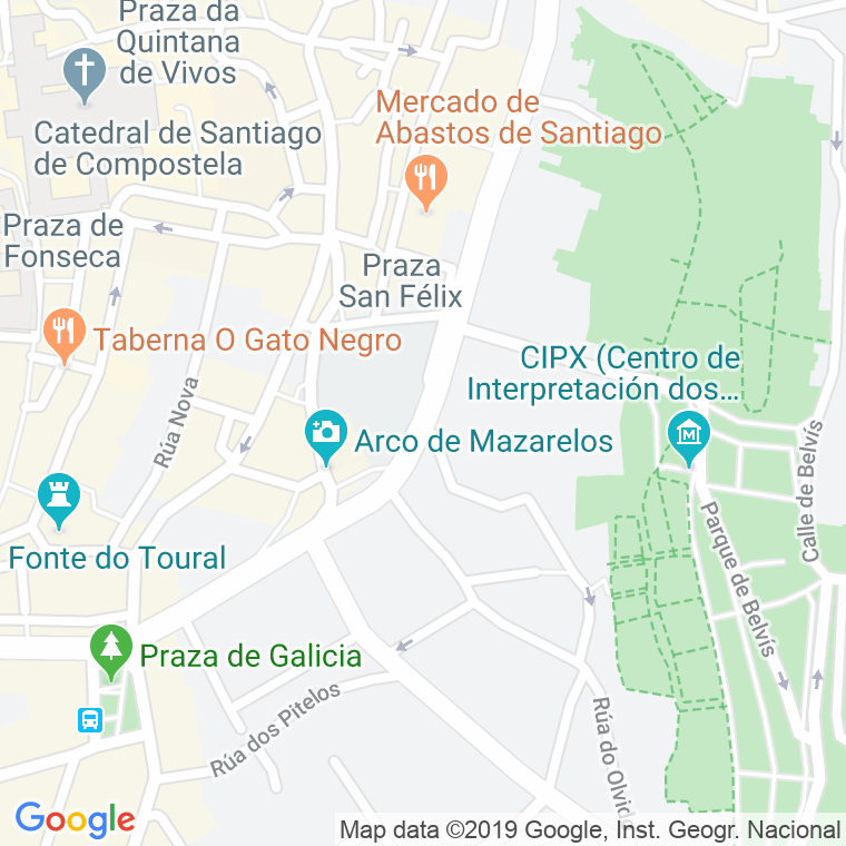 Código postal de Ensinanza en Santiago de Compostela