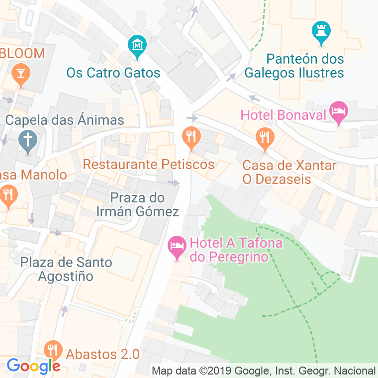 Código postal de Matadoiro, Praza en Santiago de Compostela