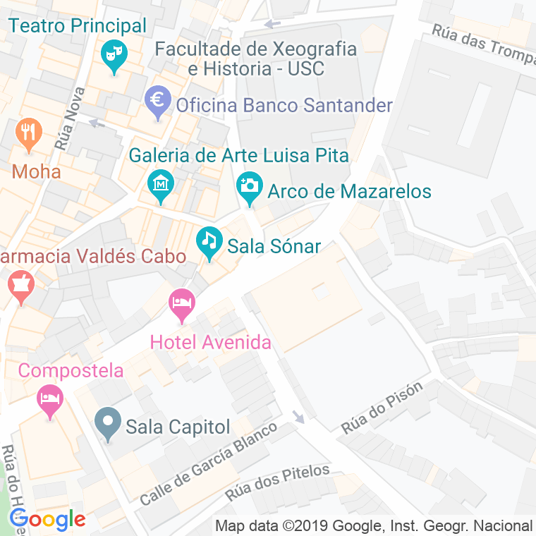 Código postal de Merce, Transito Da en Santiago de Compostela