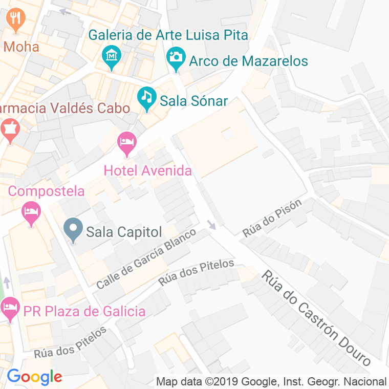 Código Postal calle Patio De Madres en Santiago de Compostela