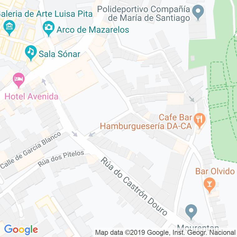 Código postal de Pison, Do, Ruela en Santiago de Compostela
