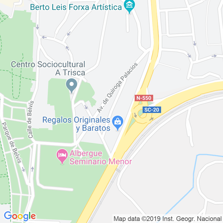Código postal de Puente la Reina en Santiago de Compostela