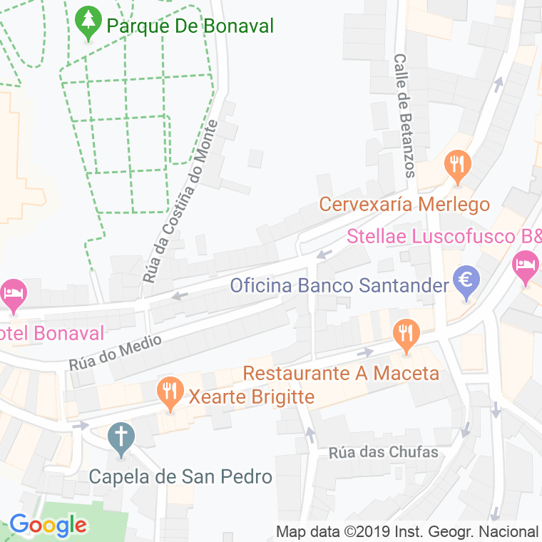 Código Postal calle Rosario en Santiago de Compostela