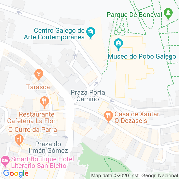 Código postal de San Domingos, De, Costa en Santiago de Compostela