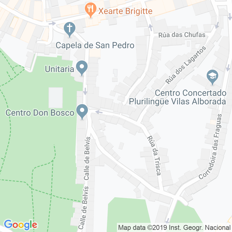 Código postal de Santo Antonio, Campo de en Santiago de Compostela