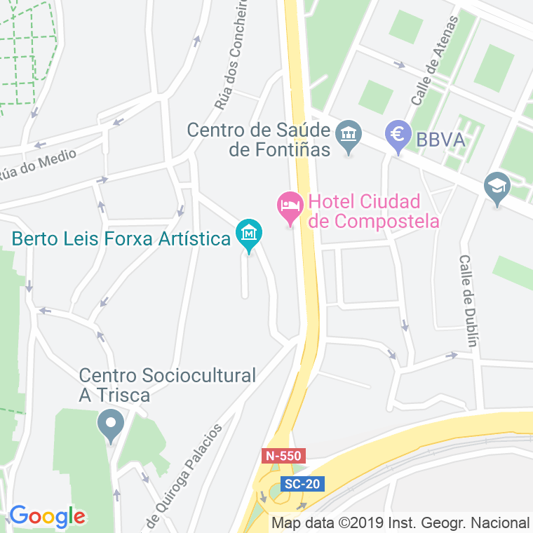 Código Postal calle Veedor en Santiago de Compostela