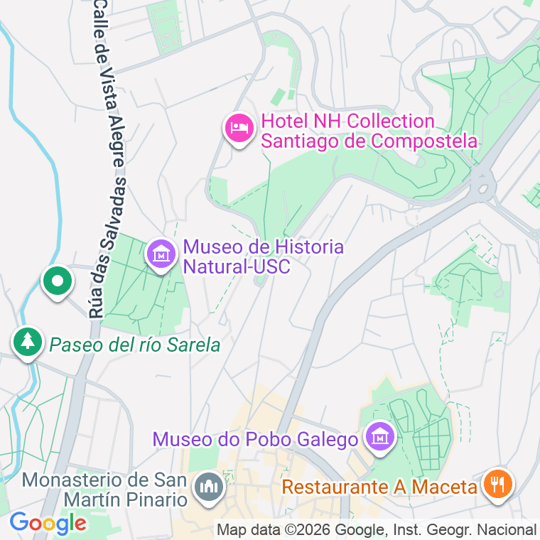 Código postal de Avda Xoan Xxiii (de) en Santiago de Compostela