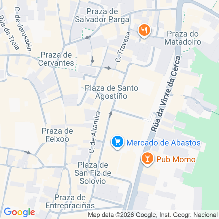 Código postal de Altamira en Santiago de Compostela
