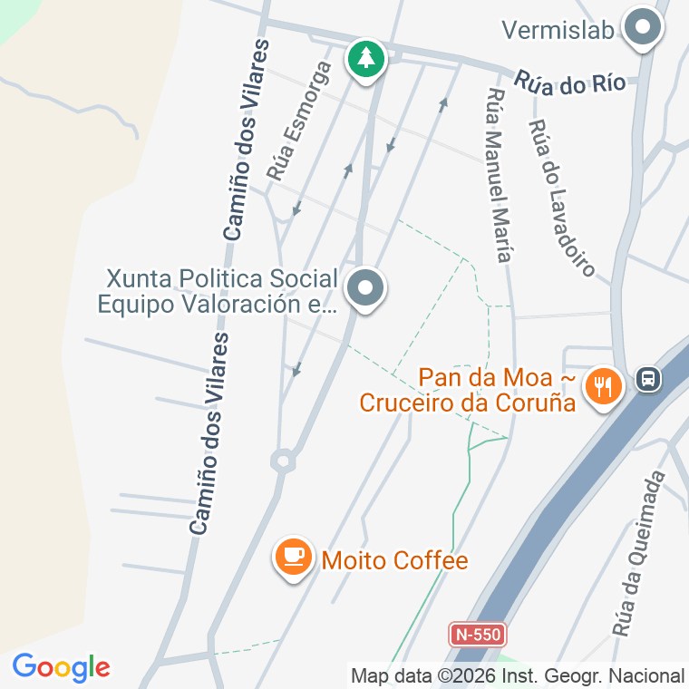 Código postal de Rua Xose Chao Rego (de) en Santiago de Compostela