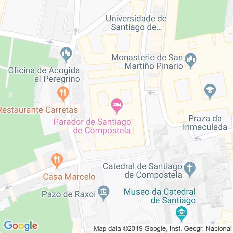 Código Postal calle Casas Novas, Das en Santiago de Compostela