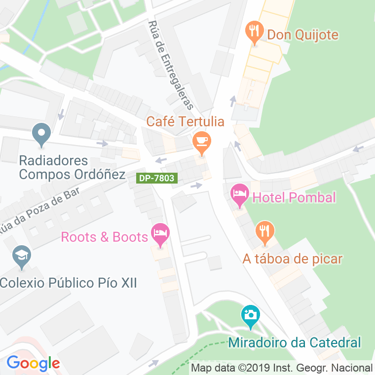 Código Postal calle Cruceiro Do Gaio, Do, travesa en Santiago de Compostela