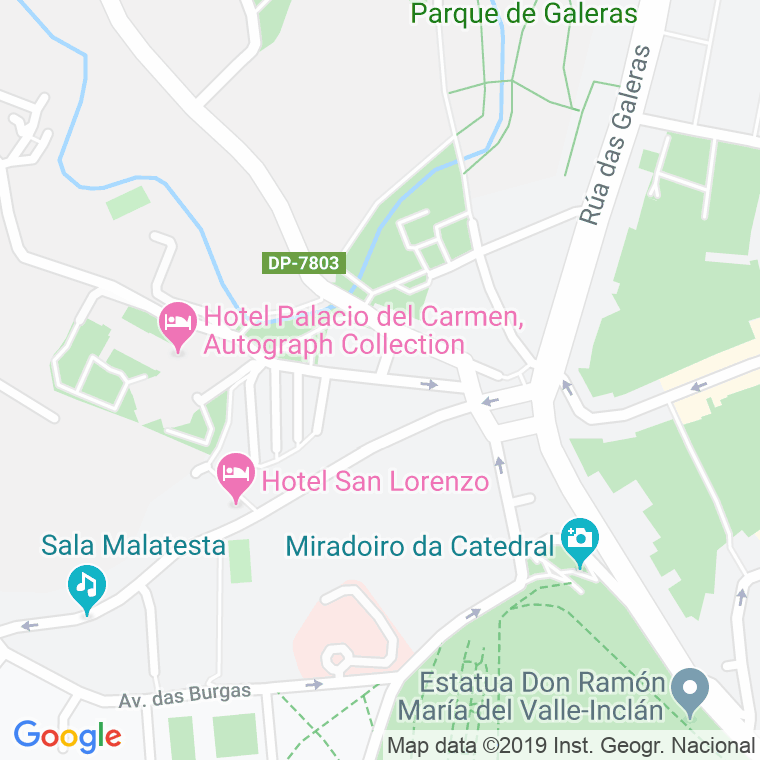 Código Postal calle Oblatas en Santiago de Compostela