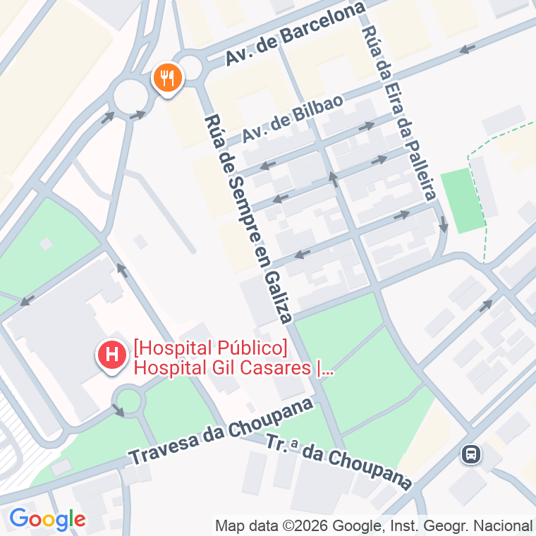 Código postal de Rua Sempre en Galiza (de) en Santiago de Compostela