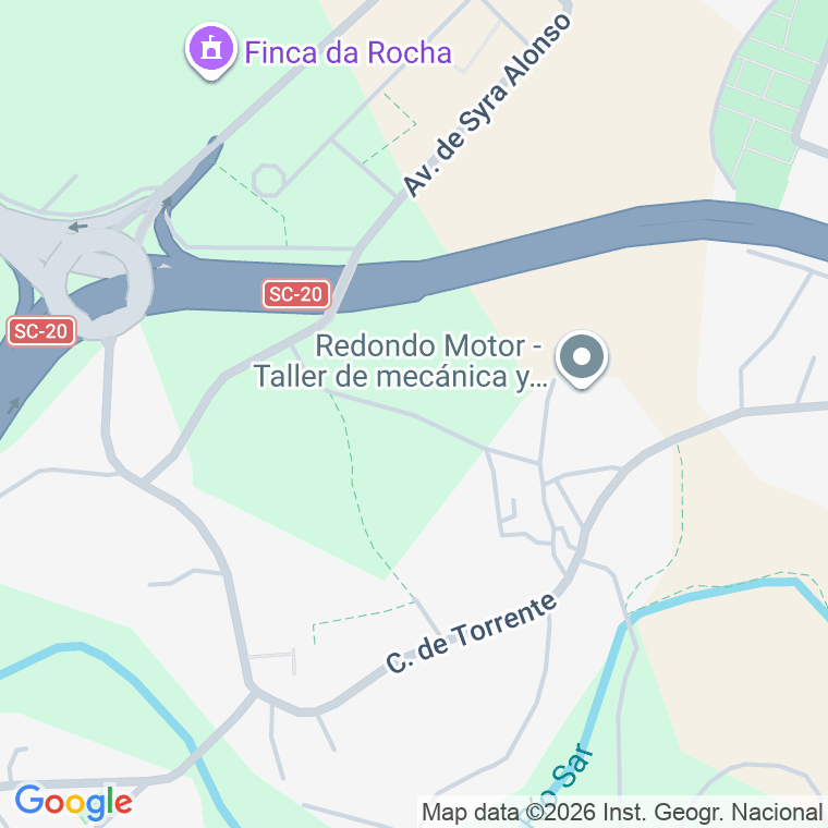 Código postal de Trva Torrente (de) en Santiago de Compostela