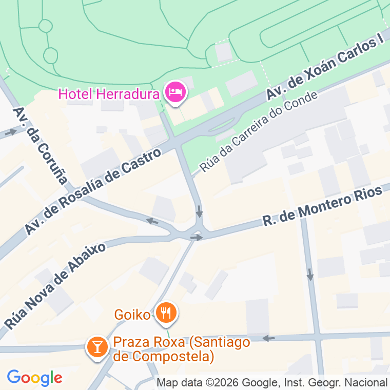 Código postal de Rapa Da Folla en Santiago de Compostela