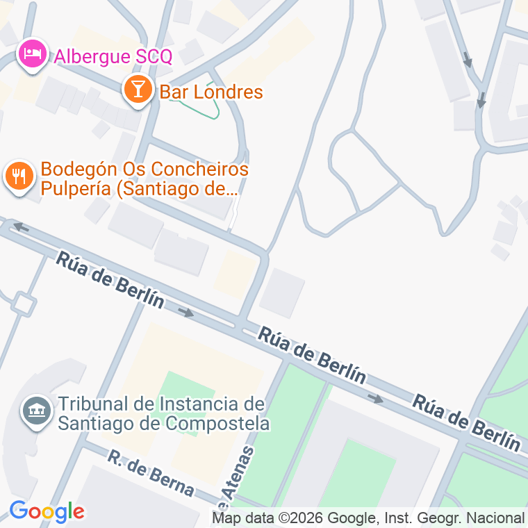 Código postal de Rua Pamplona (de) en Santiago de Compostela