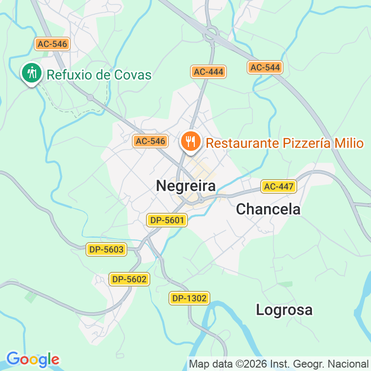 Código postal de Negreira en Coruña