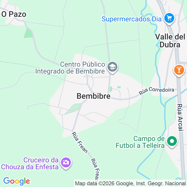 Código postal de Bembibre en Coruña