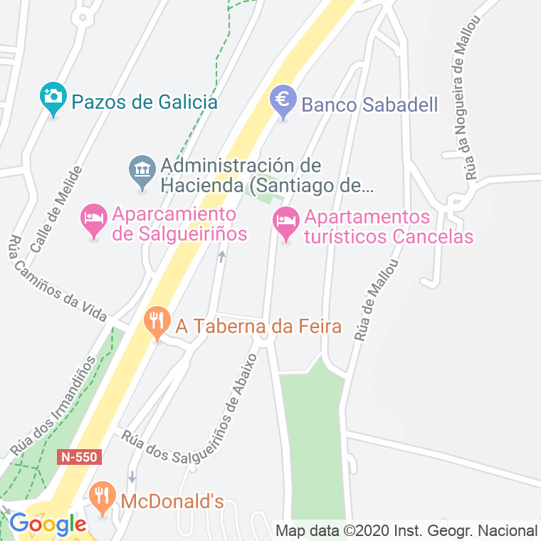 Código Postal de Salgueiriños De Abaixo en Coruña