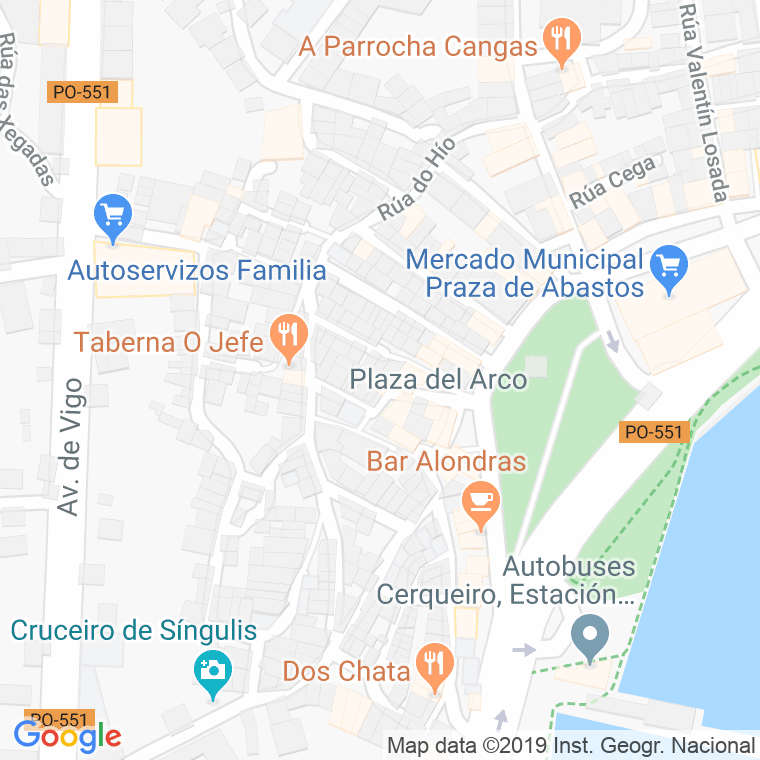 Código Postal de Casas De Arcos en Coruña
