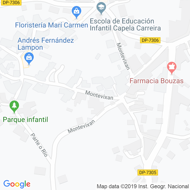 Código postal de Montevixan en Coruña