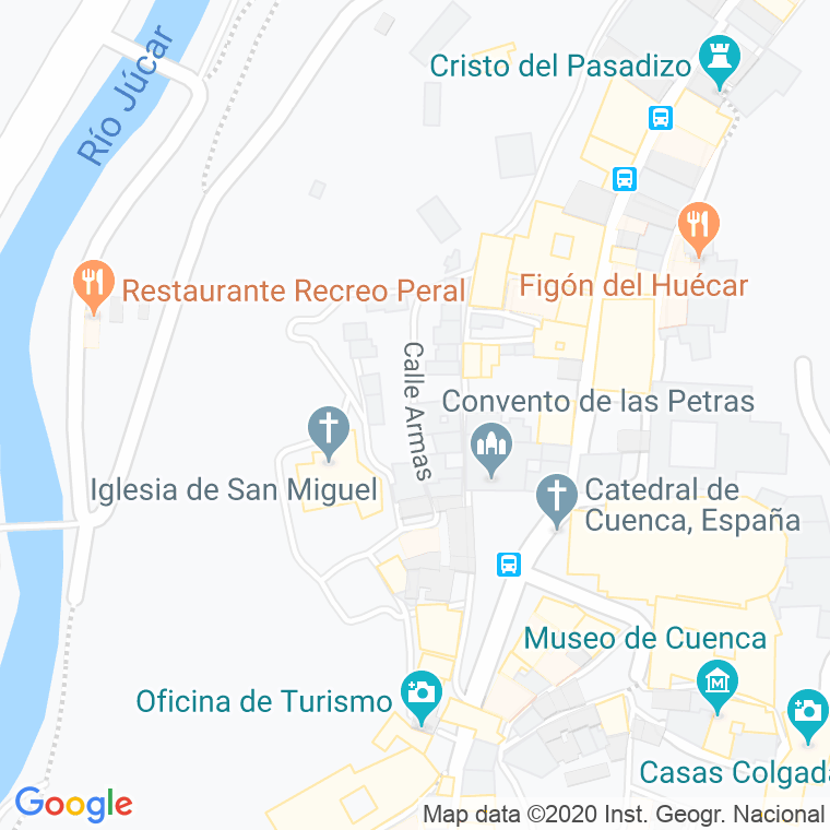 Código Postal calle Armas, Las en Cuenca