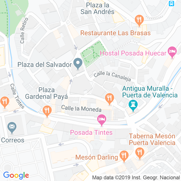 Código Postal calle General Santa Coloma, travesia en Cuenca