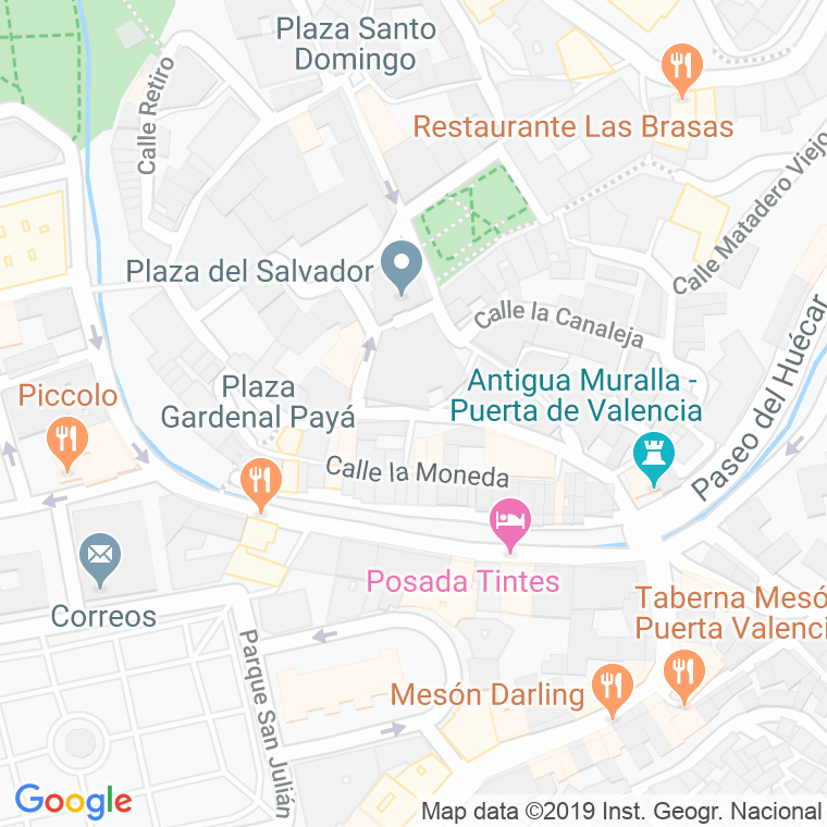 Código Postal calle Herreros, De Los en Cuenca