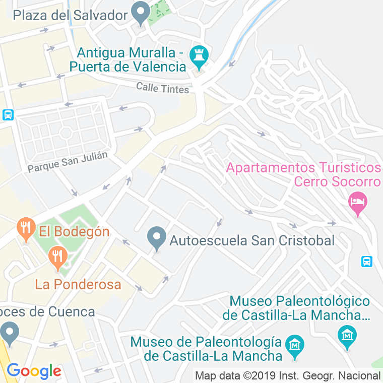 Código Postal calle Joaquin Rojas en Cuenca