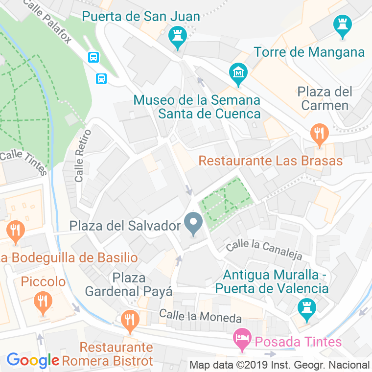 Código Postal calle Melchor Cano en Cuenca
