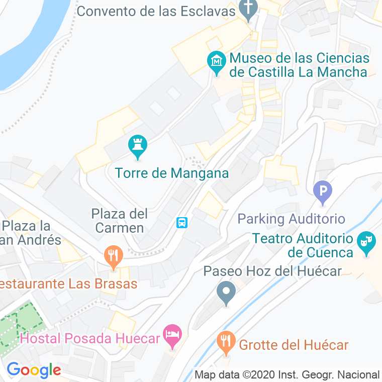 Código Postal calle Mosen Diego De Valera en Cuenca