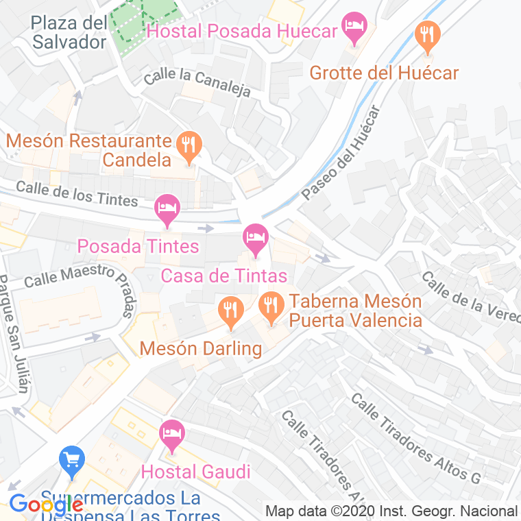 Código Postal calle Puerta Valencia en Cuenca