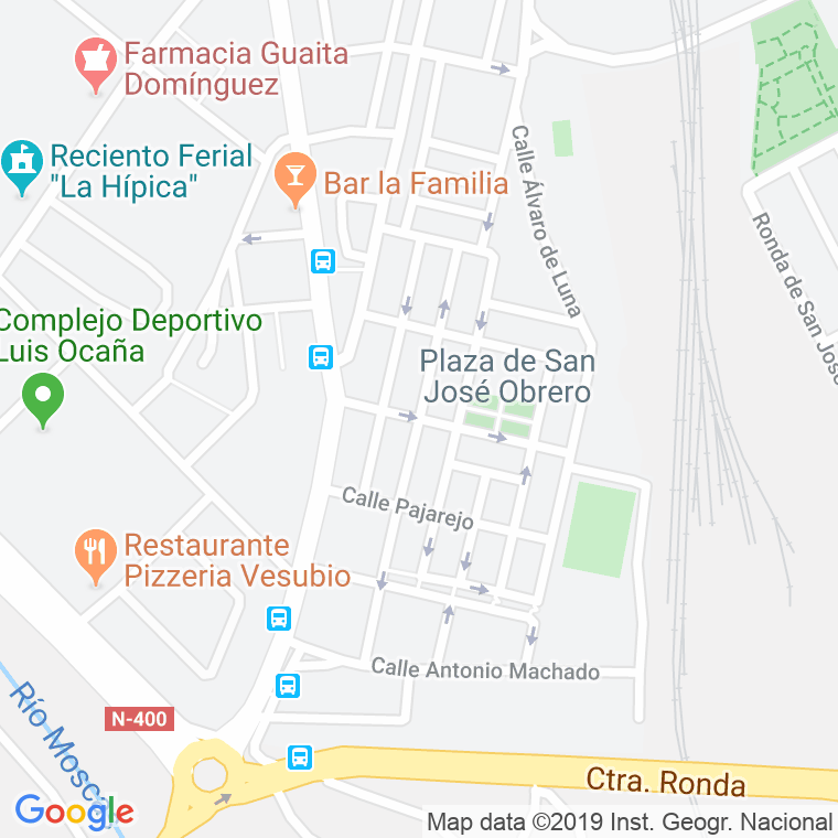 Código Postal calle Huesas De Vasallo en Cuenca