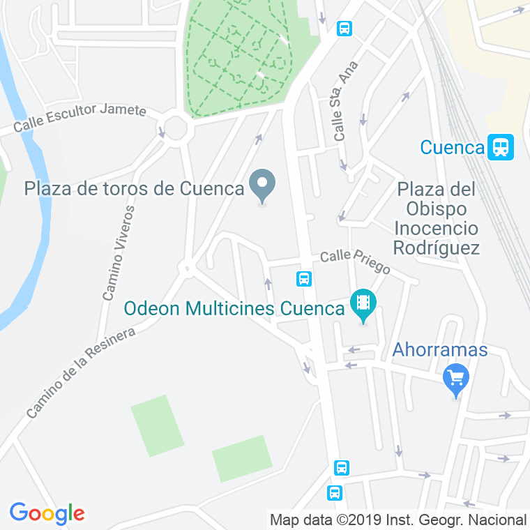 Código Postal calle Juan Gomez De Mora en Cuenca
