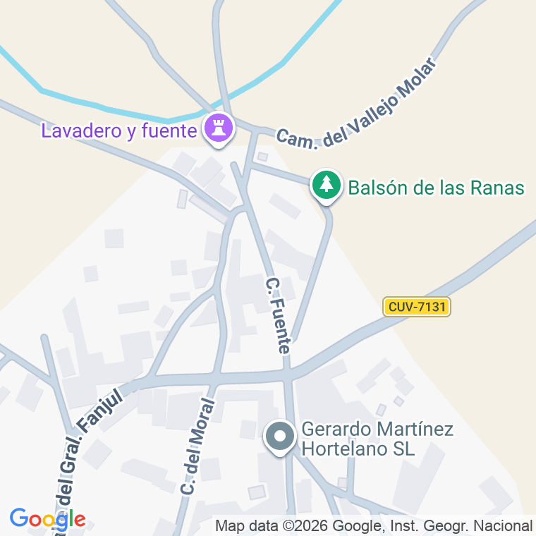 Código postal de Calle Fuente en Villaverde y Pasaconsol