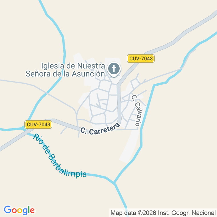 Código postal de Barbalimpia en Cuenca