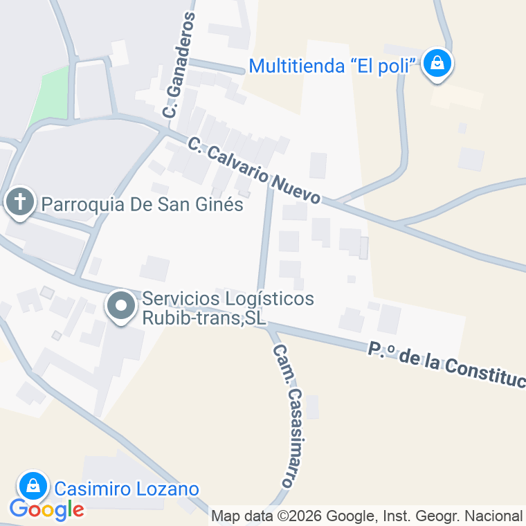 Código postal de Calle Rosales (los) en Rubielos Bajos