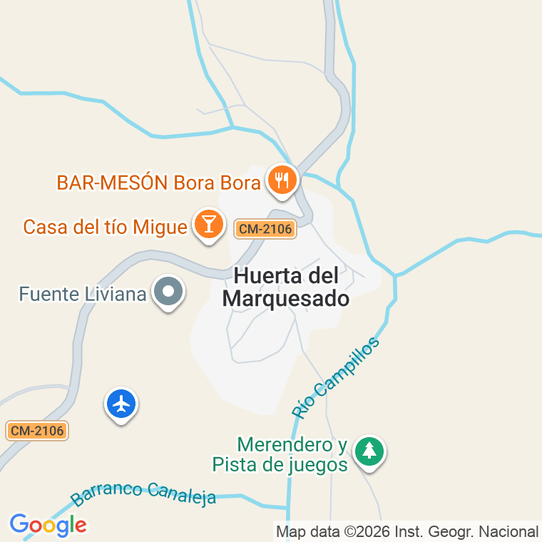 Código postal de Calle Molino en Huerta del Marquesado