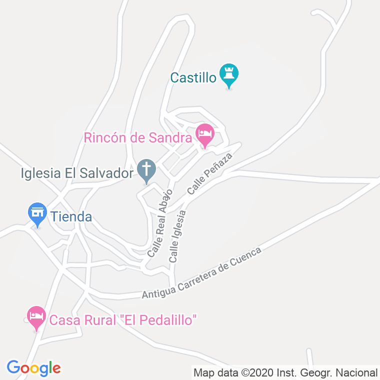 Código postal de Monteagudo de las Salinas en Cuenca